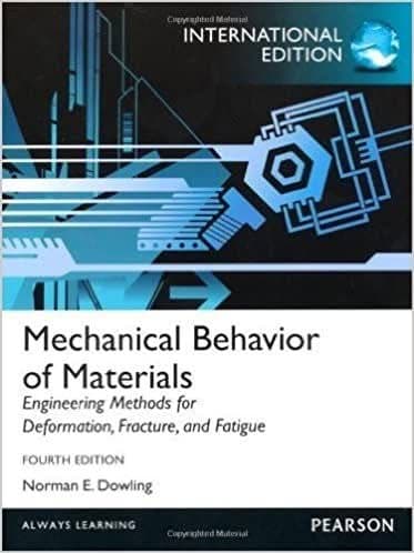 Mechanical Behavior of Materials (4th International Edition) – PDF ebook