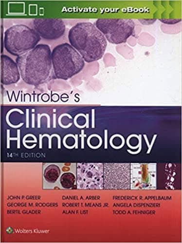 Wintrobes Clinical Hematology 14Th Edition – PDF ebook