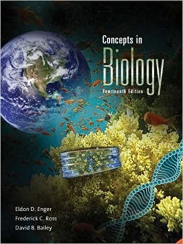Concepts in Biology 14th Edition By Eldon Enger – PDF ebook
