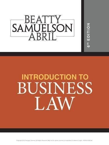 Introduction To Business Law 6Th Edition – PDF ebook