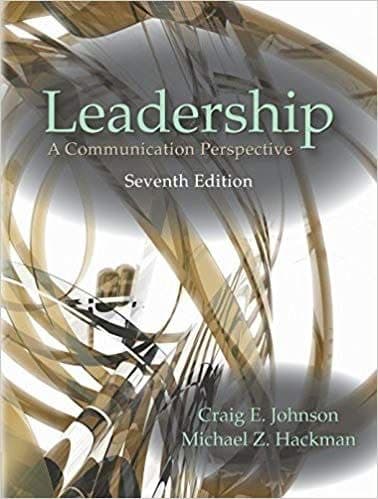 Leadership: A Communication Perspective (7th Edition) – PDF ebook