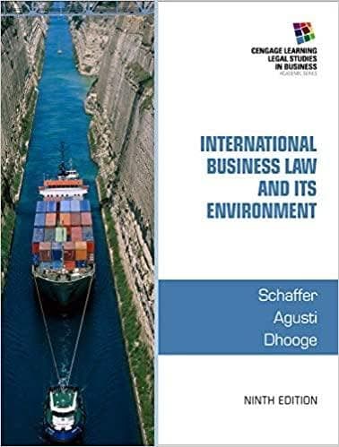 International Business Law and Its Environment (9th edition)  Free – PDF ebook