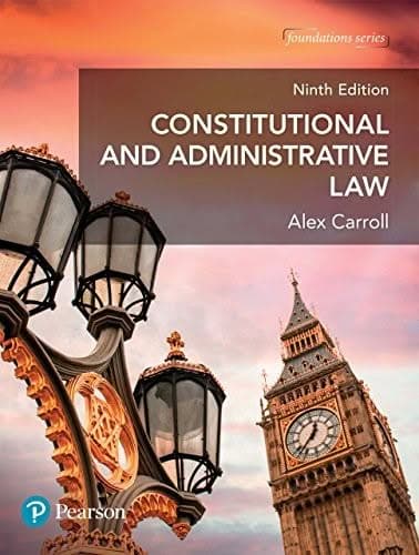 Constitutional and Administrative Law 9th by Alex Carroll – PDF ebook