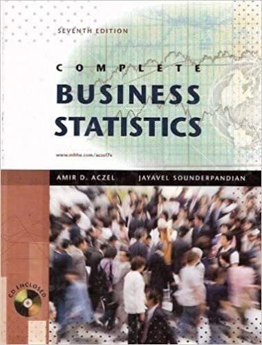 Complete Business Statistics (7th Edition) – PDF ebook