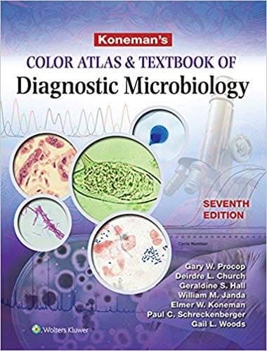 Koneman's Color Atlas and Textbook of Diagnostic Microbiology (7th Edition) – PDF ebook