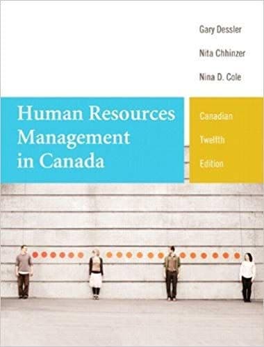 Human Resources Management in Canada (12th Edition) – PDF ebook