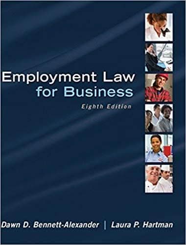 Hartman's Employment Law for Business (8th Edition) – PDF ebook