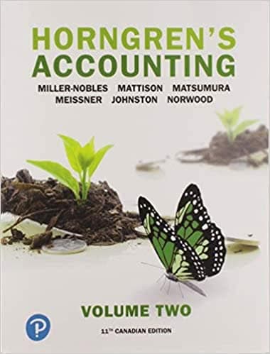 Horngren's Accounting, Volume 2, Eleventh Canadian Edition 11th Edition – PDF ebook