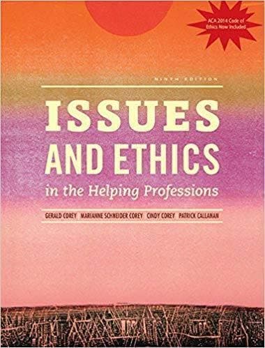 Issues And Ethics In The Helping Profession 9Th Edition – PDF ebook