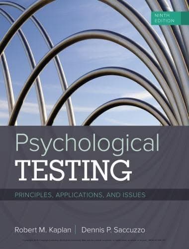 Psychological Testing Principles Applications And Issues 9Th Edition – PDF ebook