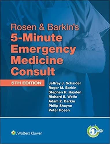 Rosen & Barkin's 5-Minute Emergency Medicine Consult (5th Edition) – PDF ebook