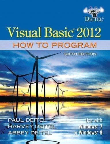 Visual Basic 2012 How To Program 6Th Edition – PDF ebook
