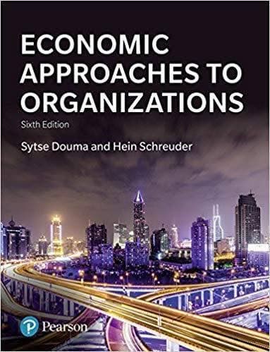 Economic Approaches to Organization 6th Edition – PDF ebook