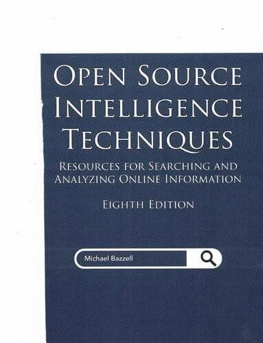 Open Source Intelligence Techniques 8Th Edition – PDF ebook