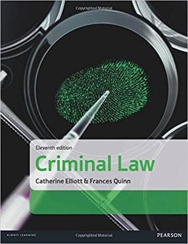 Criminal Law 11th Edition by Catherine Elliott – PDF ebook