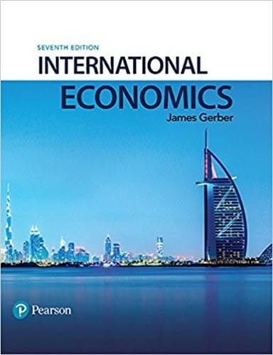 International Economics 7th Edition by James Gerber – PDF ebook