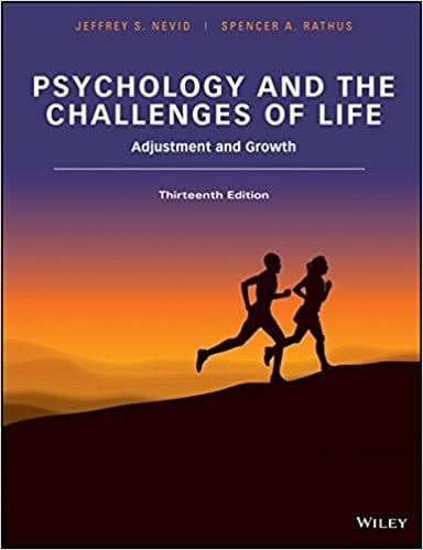 Psychology And The Challenges Of Life 13th Edition – PDF ebook