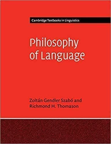 Philosophy Of Language – PDF ebook