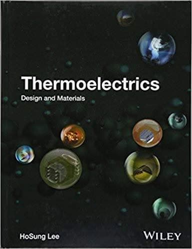 Thermoelectrics Design And Materials – PDF ebook