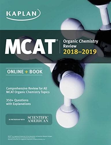 MCAT Organic Chemistry Review 2018-2019 Online + Book – PDF ebook