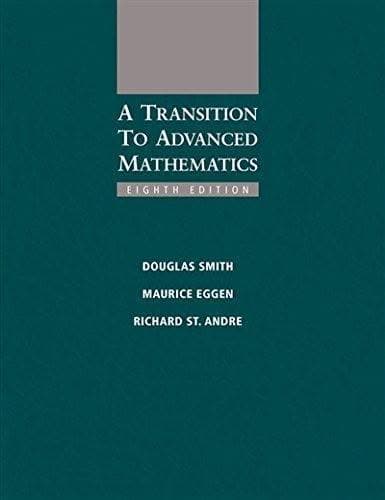 A Transition To Advanced Mathematics 8Th Edition – PDF ebook