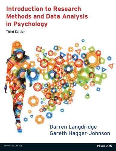 Introduction To Research Methods And Data Analysis In Psychology 3Rd Edition – PDF ebook