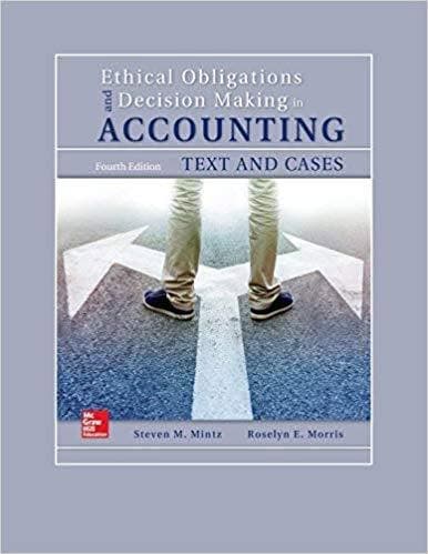 Ethical Obligations and Decision-Making in Accounting: Text and Cases Edition 4 – PDF ebook