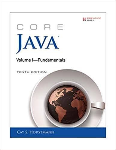 Core Java Volume I Fundamentals 10th Edition by Cay S. Horstmann – PDF ebook