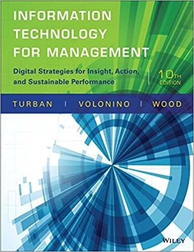 Information Technology for Management Digital 10th – PDF ebook