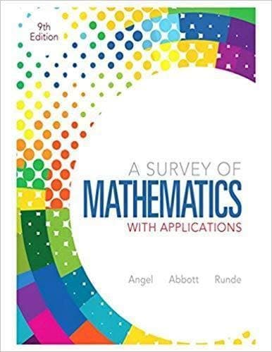 A Survey Of Mathematics With Applications 9th Edition – PDF ebook