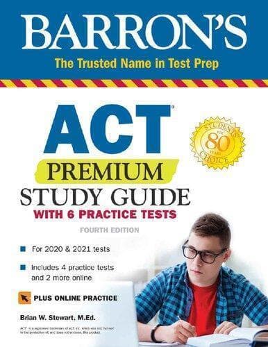 Act Premium Study Guide With 6 Practice Tests Barrons Test Prep 4Th Edition – PDF ebook