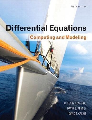 Differential Equations Computing And Modeling 5Th Edition – PDF ebook