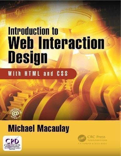 Introduction To Web Interaction Design With Html And Css – PDF ebook