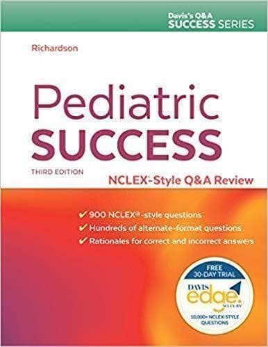 Pediatric Success Nclex Style Q A Review Q A Success 3Rd Edition – PDF ebook