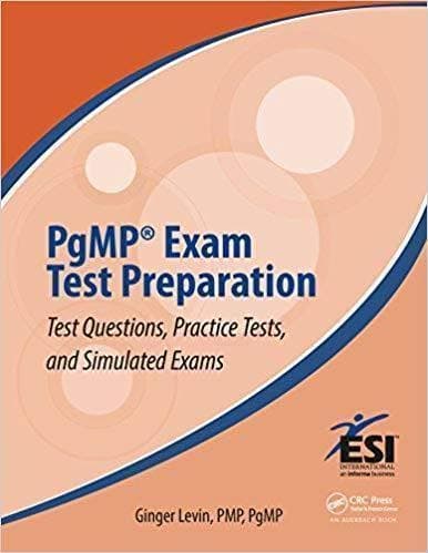 Pgmp Exam Test Preparation Test Questions Practice Tests And Simulated Exams – PDF ebook
