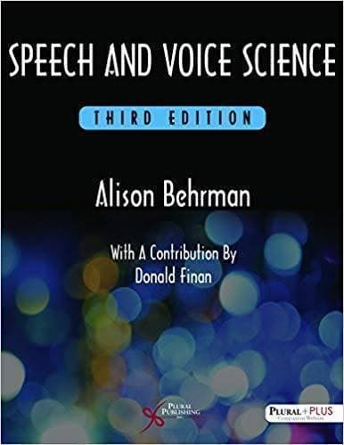 Speech And Voice Science 3Rd Edition – PDF ebook