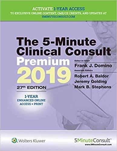 The 5-Minute Clinical Consult Premium 2019 (27th Edition) – PDF ebook