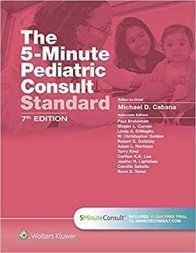 The 5-Minute Pediatric Consult Standard Edition (7th Edition) – PDF ebook