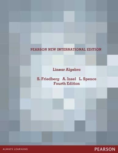 Linear Algebra 4Th Edition – PDF ebook