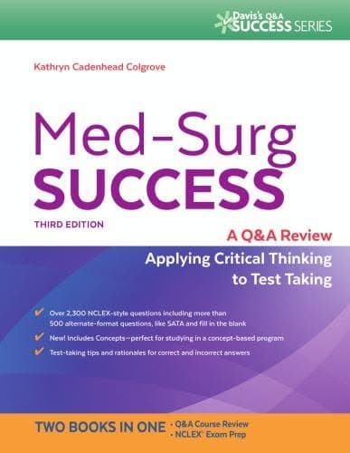 Med Surg Success A Q A Review Applying Critical Thinking To Test Taking 3Rd Edition – PDF ebook
