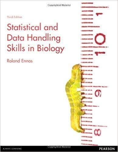 Statistical Data Handling Skills In Biology 3Rd Edition – PDF ebook