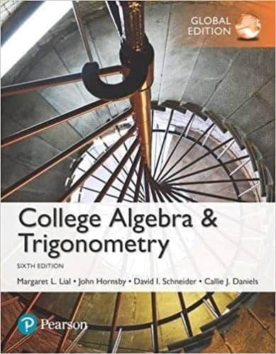 College Algebra and Trigonometry (6th Edition) - Global – PDF ebook