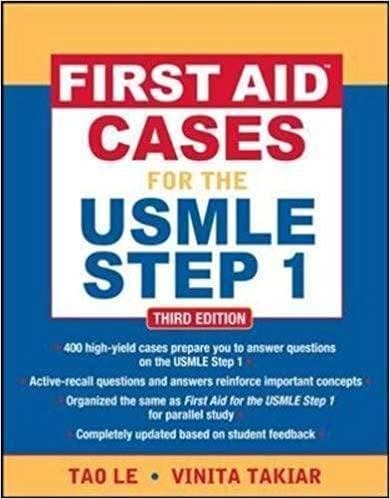 First Aid Cases for the USMLE Step 1, 3rd Edition by Tao Le – PDF ebook