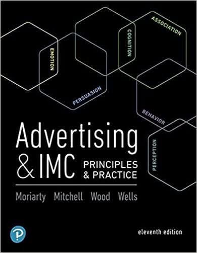 Advertising & IMC: Principles and Practice 11th by Sandra Moriarty – PDF ebook