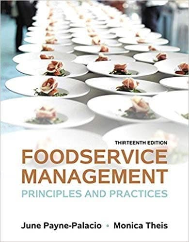 Foodservice Management: Principles and Practices 13th Edition – PDF ebook