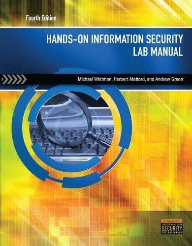 Hands On Information Security Lab Manual 4Th Edition – PDF ebook