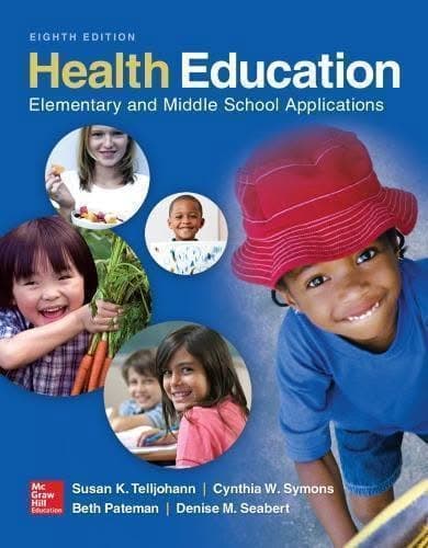 Health Education Elementary And Middle School Applications 8Th Edition – PDF ebook