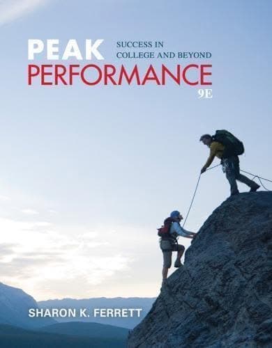 Peak Performance Success In College And Beyond 9Th Edition – PDF ebook