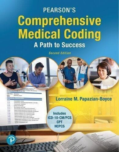 Pearsons Comprehensive Medical Coding A Path To Success 2Nd Edition – PDF ebook
