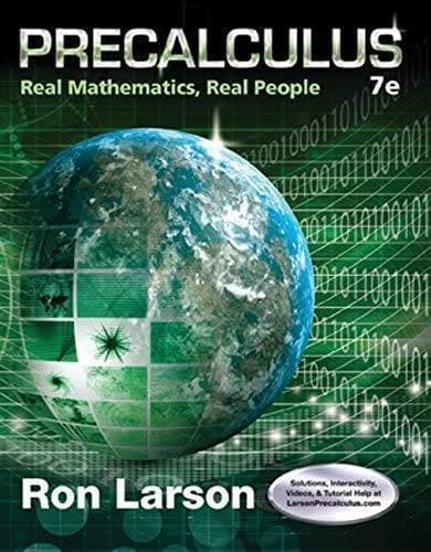 Precalculus Real Mathematics Real People 7Th Edition – PDF ebook